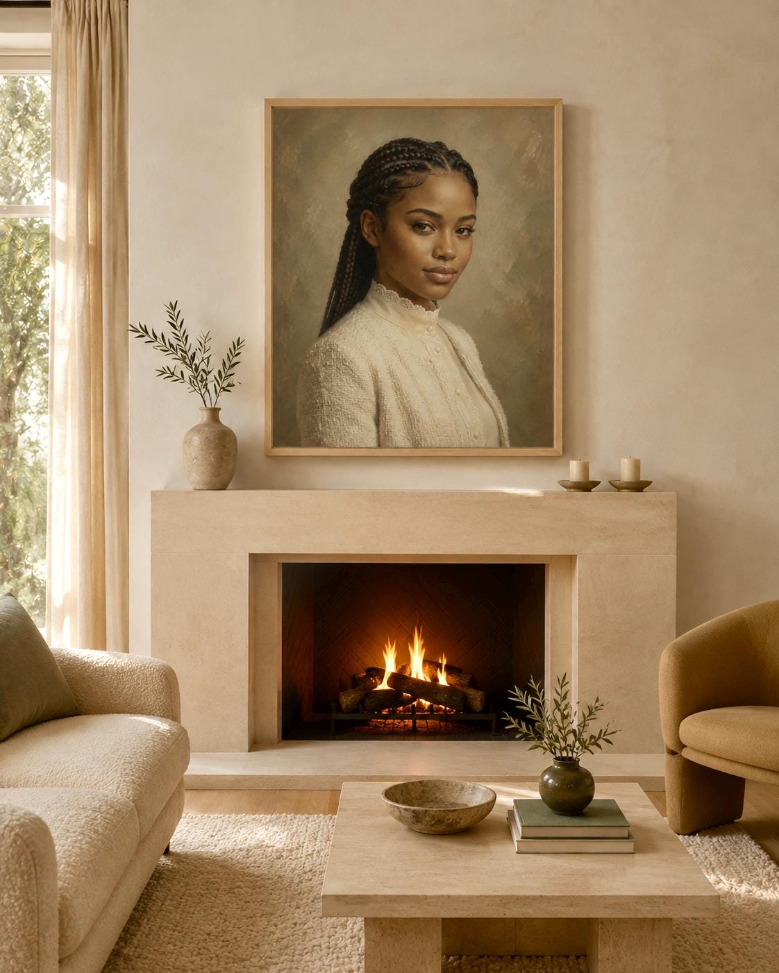 Gentle Grace | African Adolescent Girl Wall Art