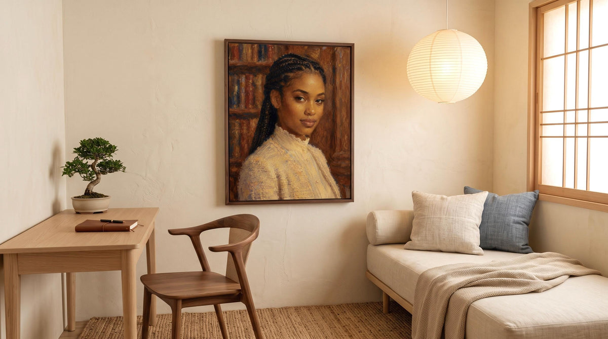 Gentle Grace | African Adolescent Girl Portrait Wall Art