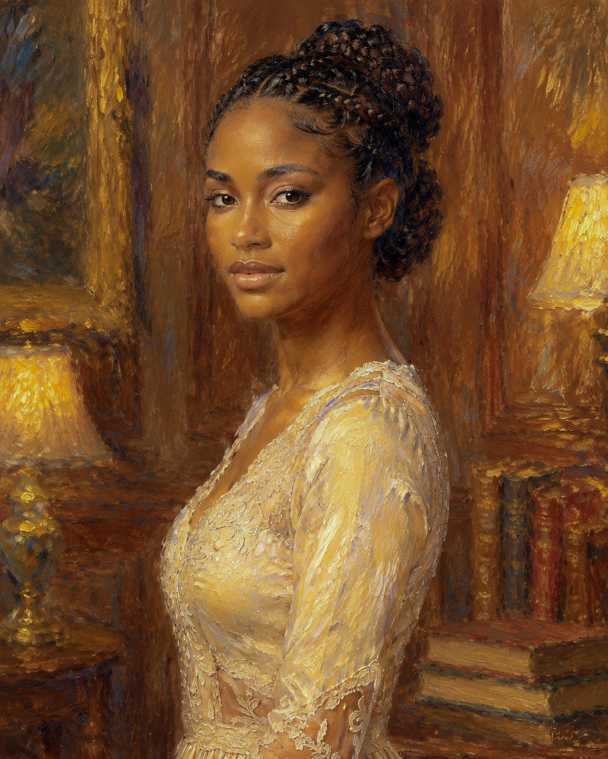 Gentle Grace | African Adolescent Girl Portrait Wall Art