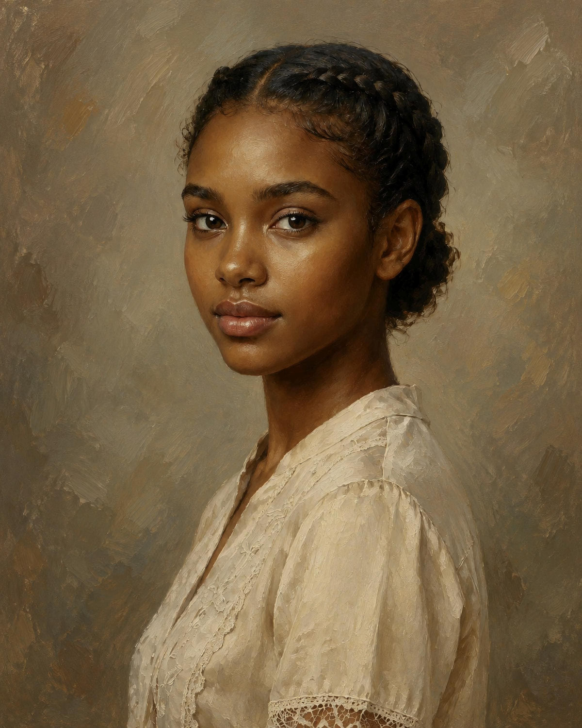 Gentle Grace | African Adolescent Girl Wall Art