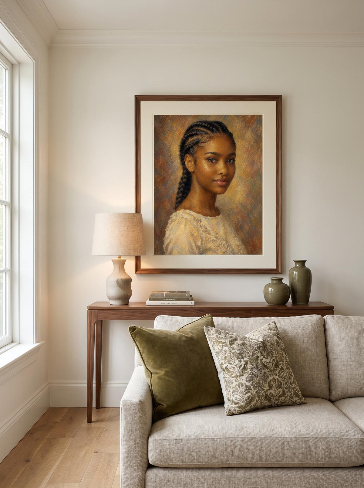 Gentle Grace | African Adolescent Girl Wall Art