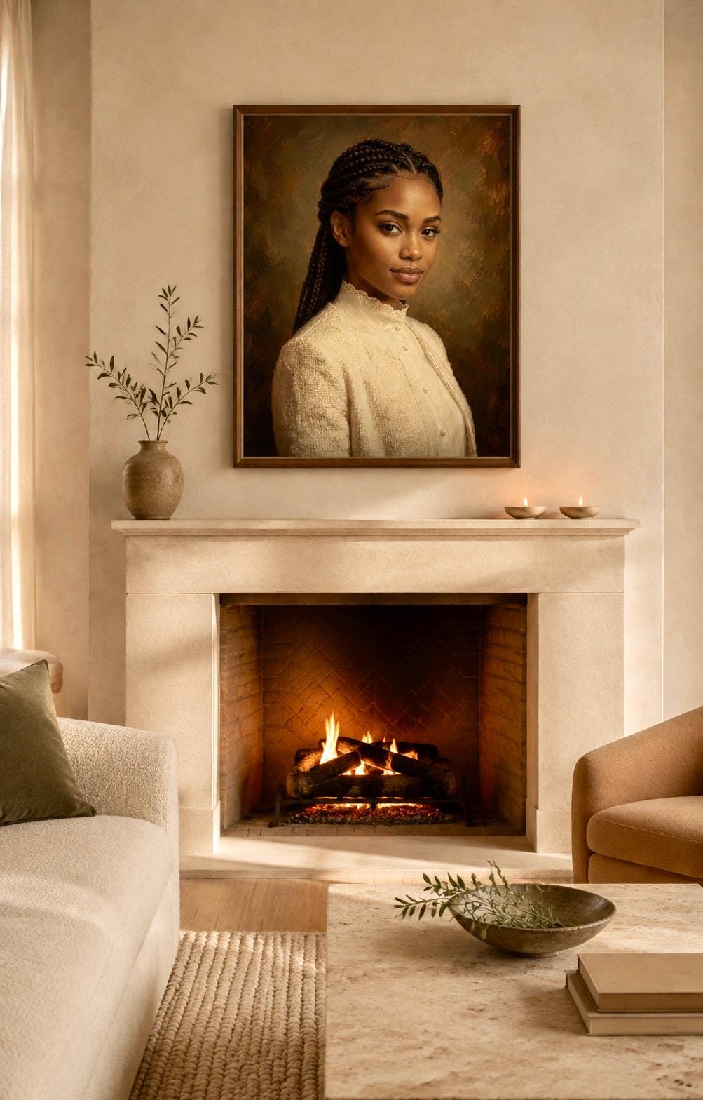 Gentle Grace | African Adolescent Girl Portrait Wall Art