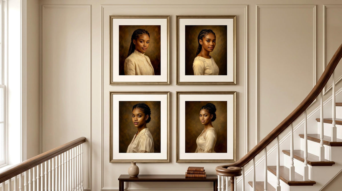 Gentle Grace | African Adolescent Girl Portrait Wall Art