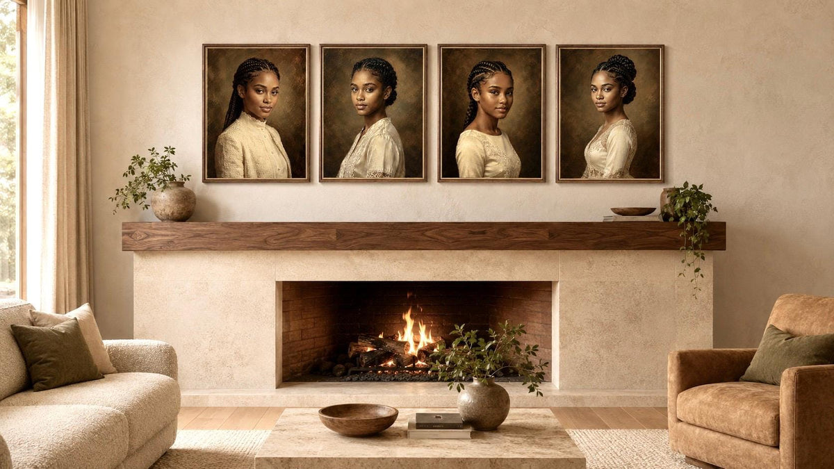 Gentle Grace | African Adolescent Girl Portrait Wall Art