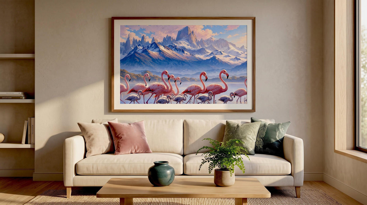 Wall Art Decor, Japanese-animation-inspired fantasy landscape art