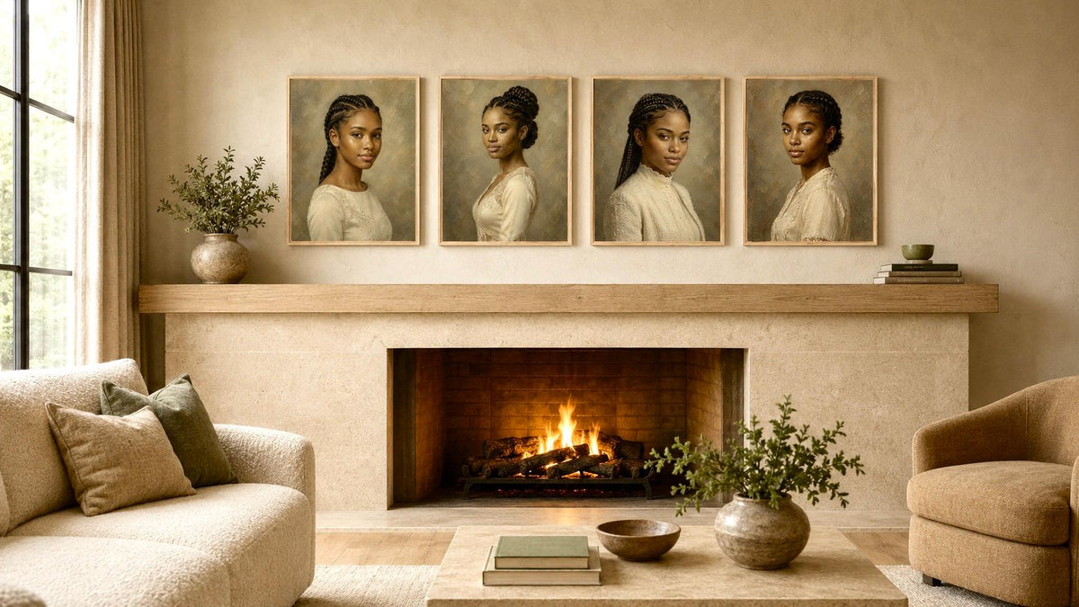 Gentle Grace | African Adolescent Girl Wall Art